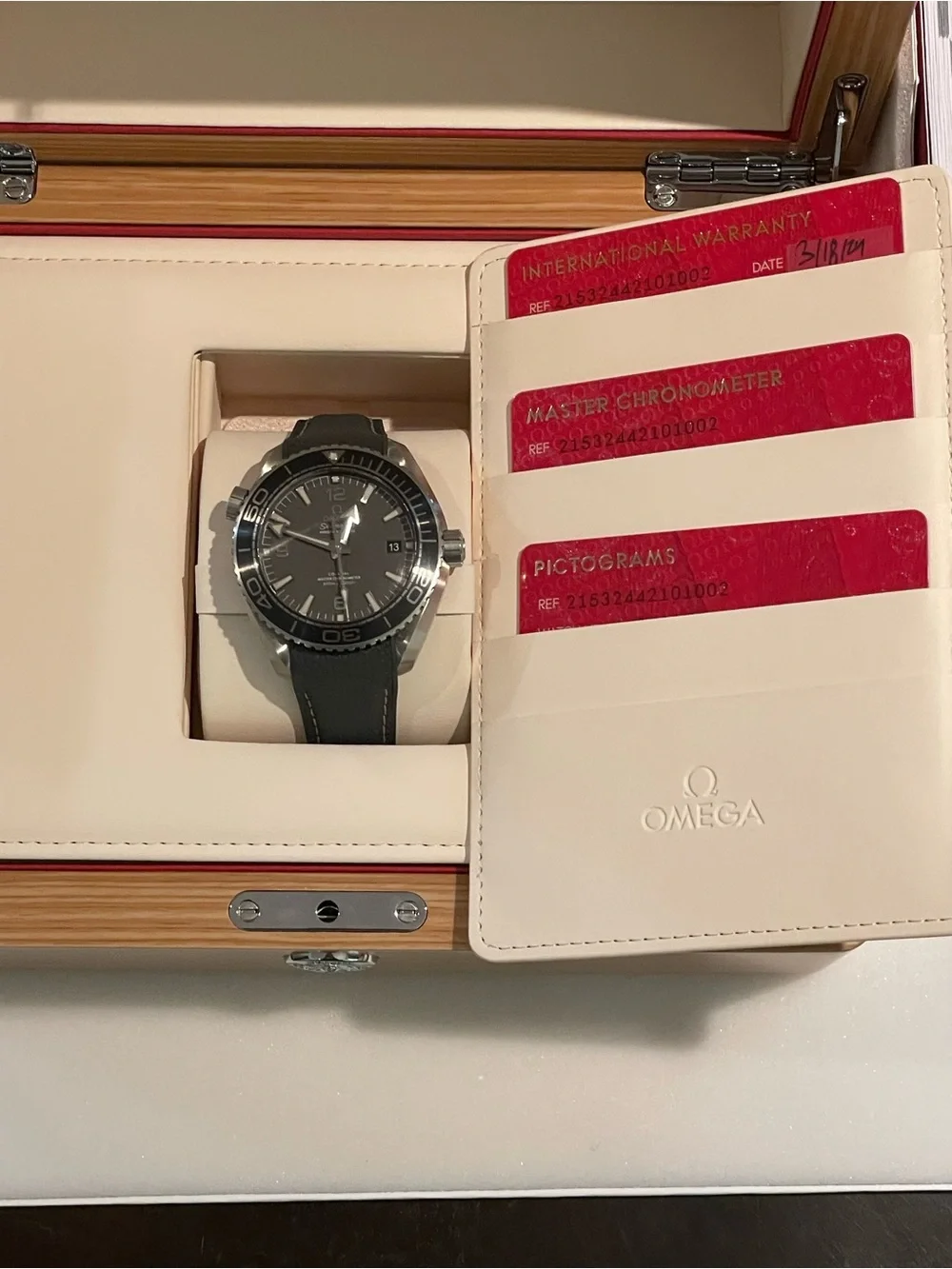 Omega Seamaster Professional Black and Silver Dive Watch